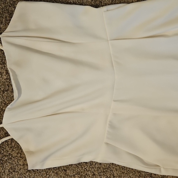 Nine West White Jumpsuit with Pockets - Picture 3 of 4